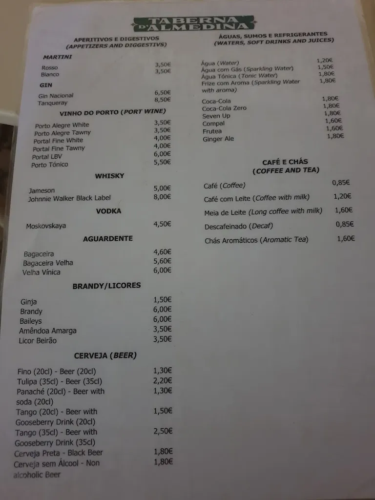 Menu_Taberna D'Almedina_Almedina_immagine_4