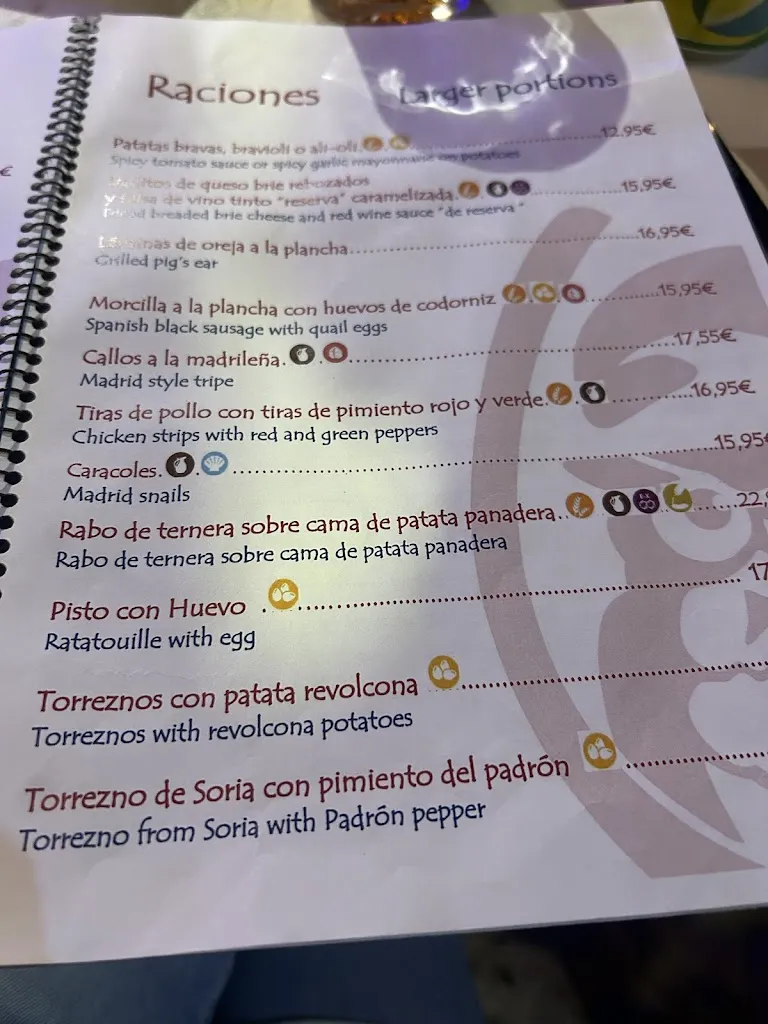 Menu_La Buha y El Buo, El Corregidor, Almagro_Almagro_image_1