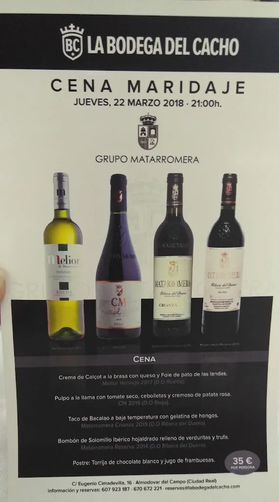 Menu_El rincón del Cacho_Almodóvar del Campo_image_2