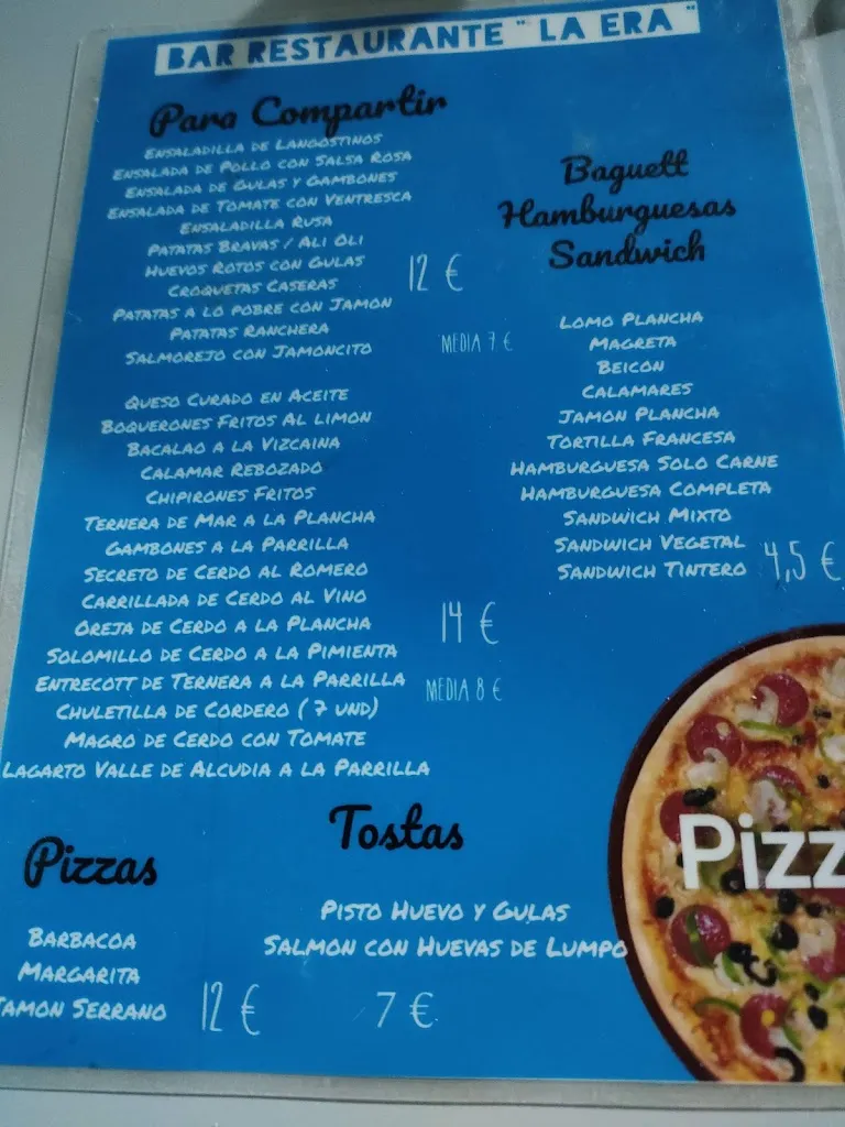 Menu_Bar Restaurante La Era_Almodóvar del Campo_image_1