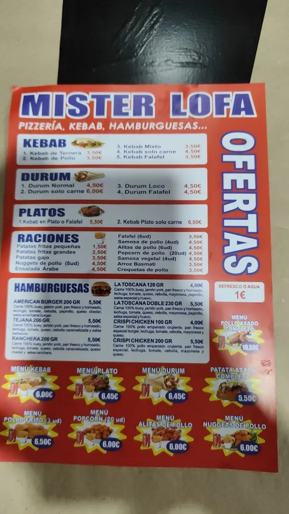 Menu_Kebab Almodóvar del campo 