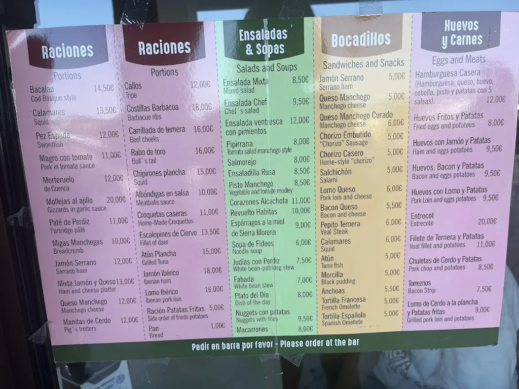 Menu_La Cabaña del Serrano_Almuradiel_image_1