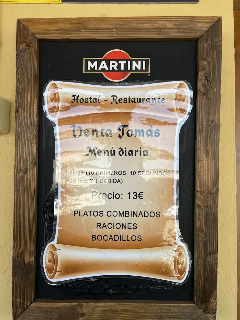 Menu_Restaurante-Hostal Venta Tomas_Almuradiel_immagine_2