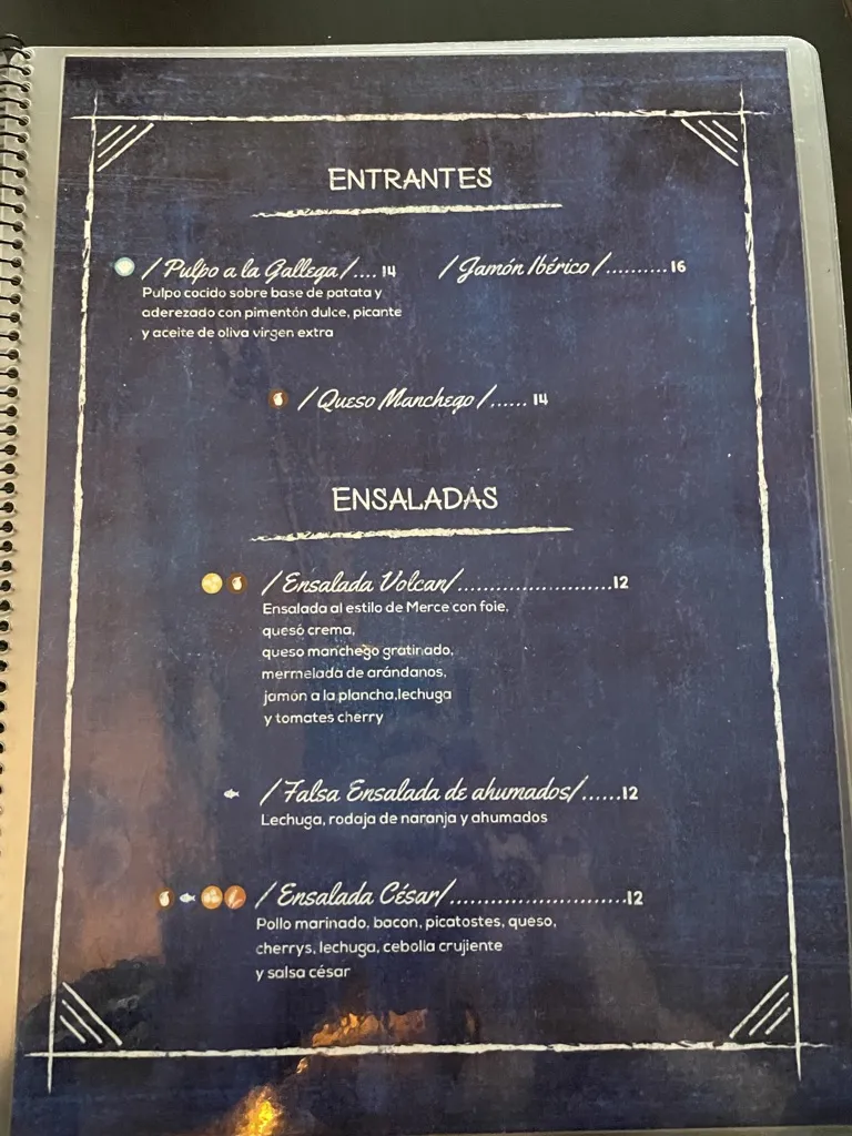 Menu_El Lugar de la Tapa_Argamasilla de Alba_immagine_1