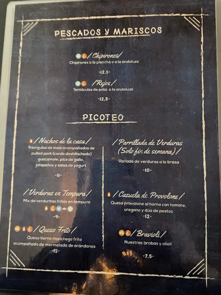 Menu_El Lugar de la Tapa_Argamasilla de Alba_immagine_3