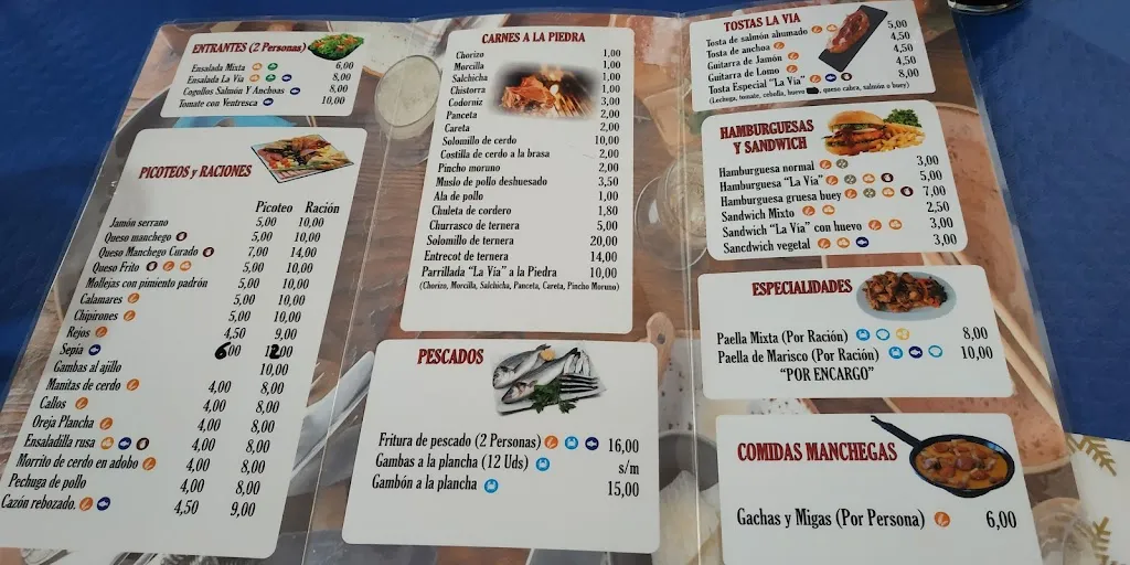 Menu_Bar Restaurante La Vía_Argamasilla de Alba_image_2