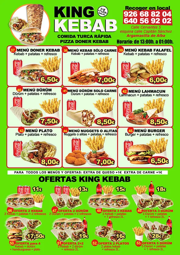 Menu_King kebab_Argamasilla de Alba_image_2