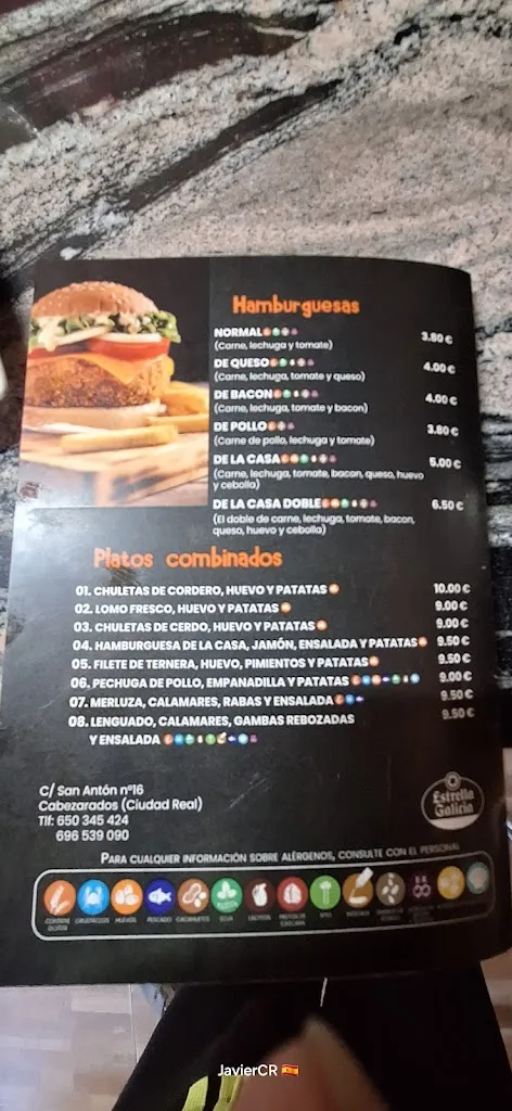 Menu_Bar Terraza Churreria La Era_Cabezarados_image_1