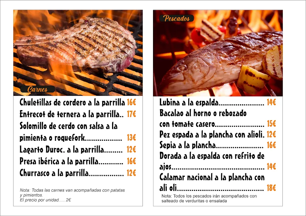 Menu_Bar cerveceria castilla_Bolaños de Calatrava_image_4