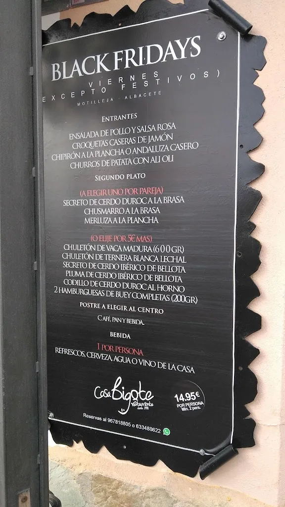 Menu_Bar Restaurante El Bigote_Motilleja_image_1