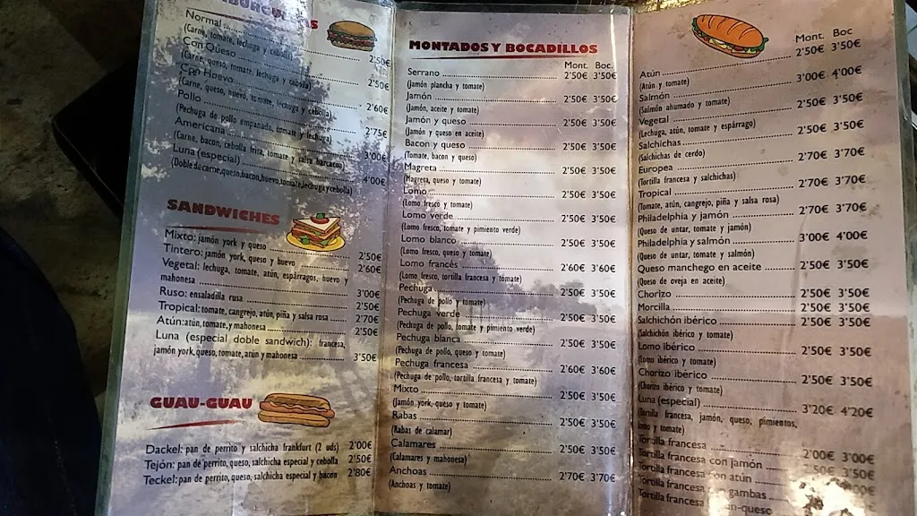 Menu_Café Bar Luna Nueva_Bolaños de Calatrava_image_1