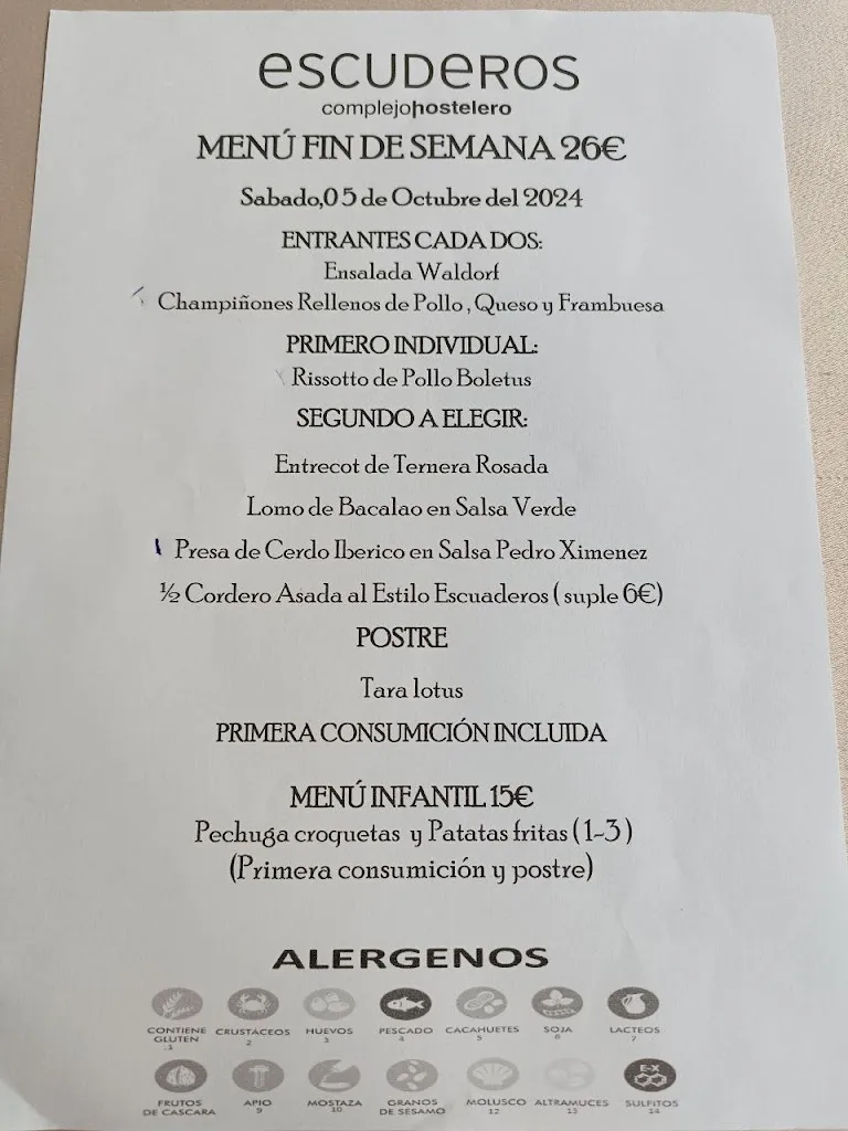 Menu_Complejo Hostelero Escuderos_Argamasilla de Calatrava_image_1