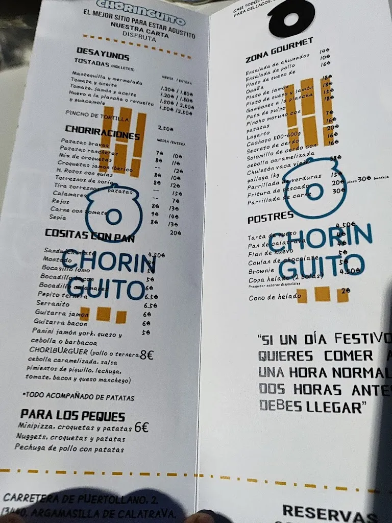 Menu_Choringuito_Argamasilla de Calatrava_image_1