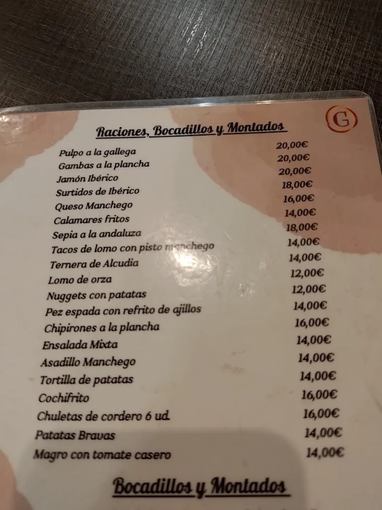 Menu_Restaurante Godisa_Argamasilla de Calatrava_image_1