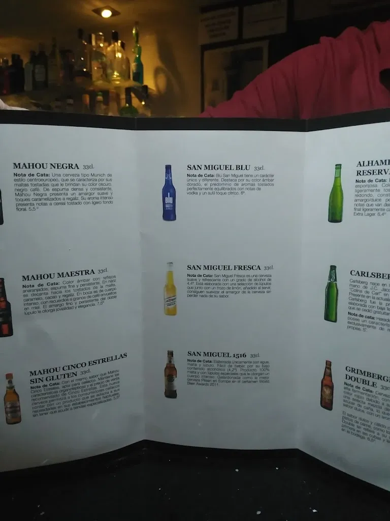 Menu_Pub Cervantes_Argamasilla de Calatrava_image_1