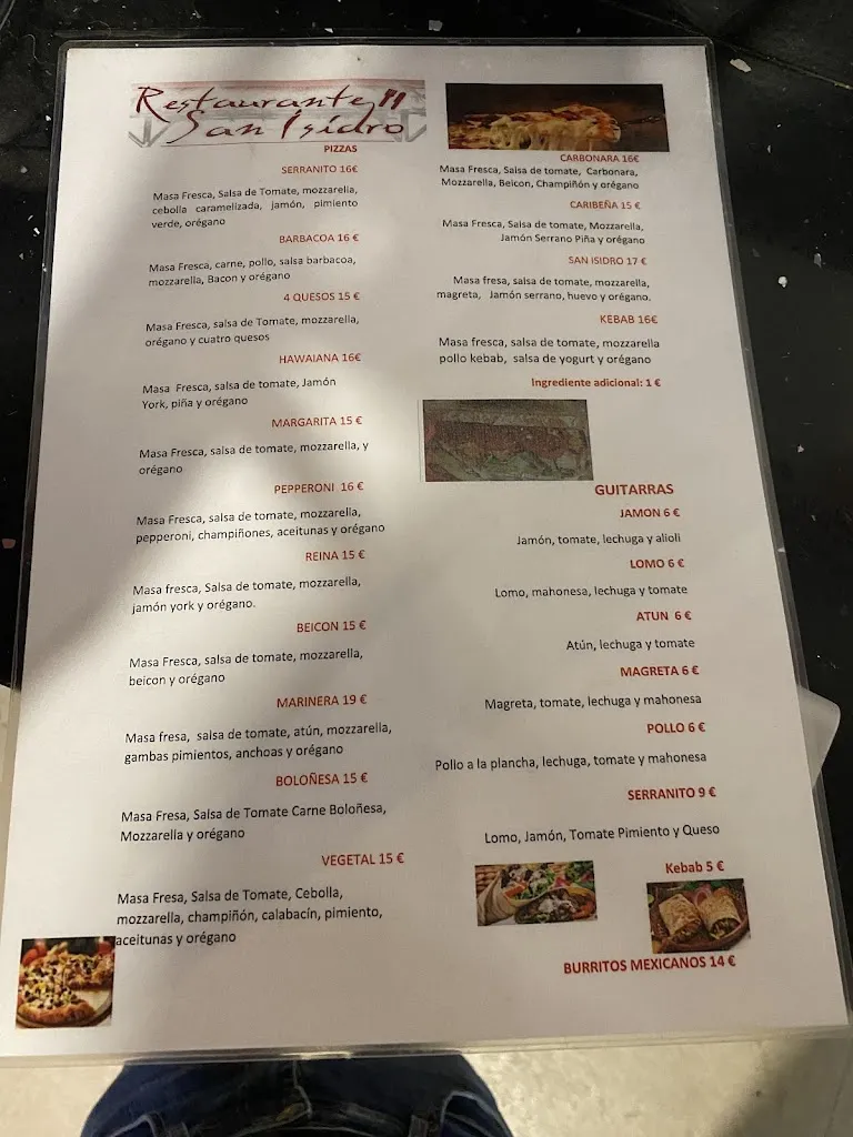 Menu_Restaurante San Isidro_Calzada de Calatrava_image_2