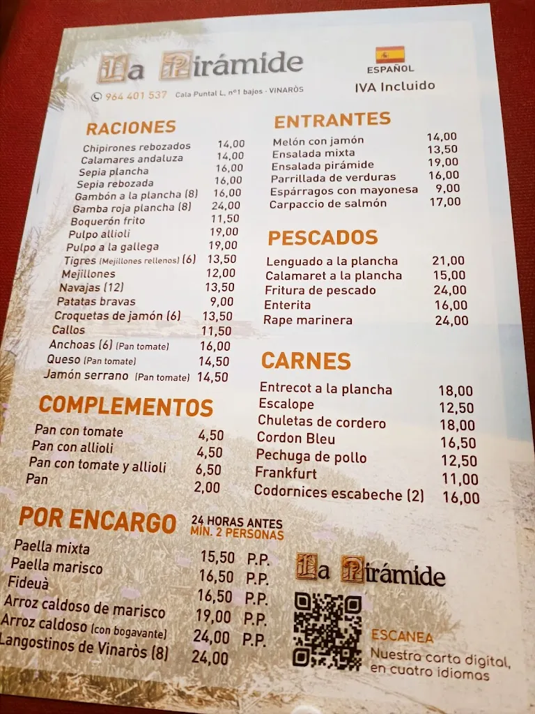 Menu_La Piràmide_Vinaròs_immagine_1