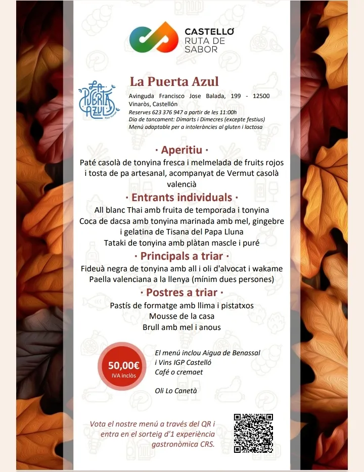 Menu_Restlounge La Puerta Azul_Vinaròs_image_4