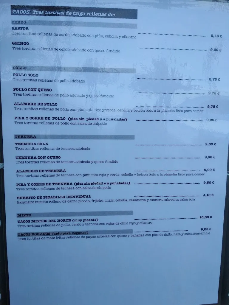 Menu_La Hacienda del Mexicano_Vinaròs_image_4