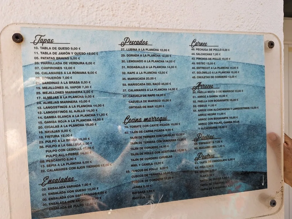 Menu_Restaurante Lo Racó de Vinaròs_Vinaròs_image_2