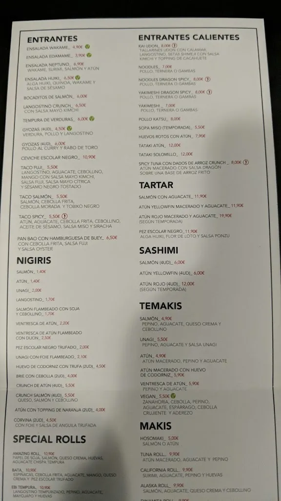 Menu_ASOKO VINARÒS - Restaurant japonés en Vinaròs_Vinaròs_image_1