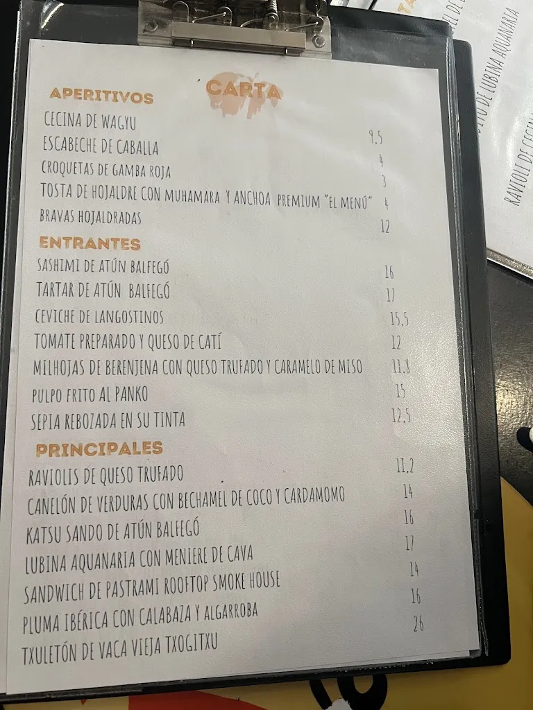 Bar "LA CARABASSA" restaurant in Vinaròs