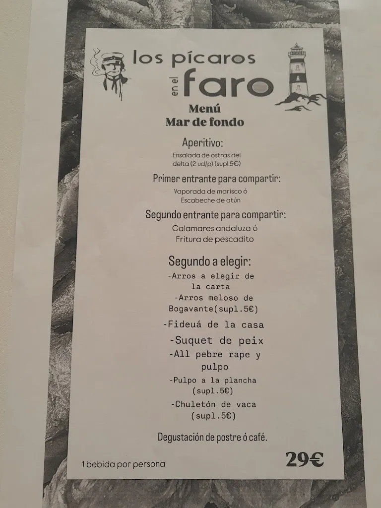 Menu_LOS PÍCAROS EN EL FARO_Vinaròs_image_1