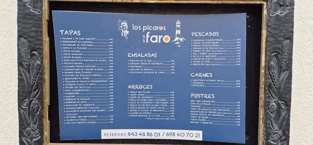 Menu_EL FARO Restaurant - Vinaròs_Vinaròs_image_1