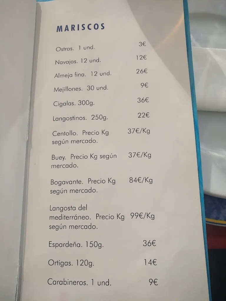 Menu_EL FARO Restaurant - Vinaròs_Vinaròs_image_4