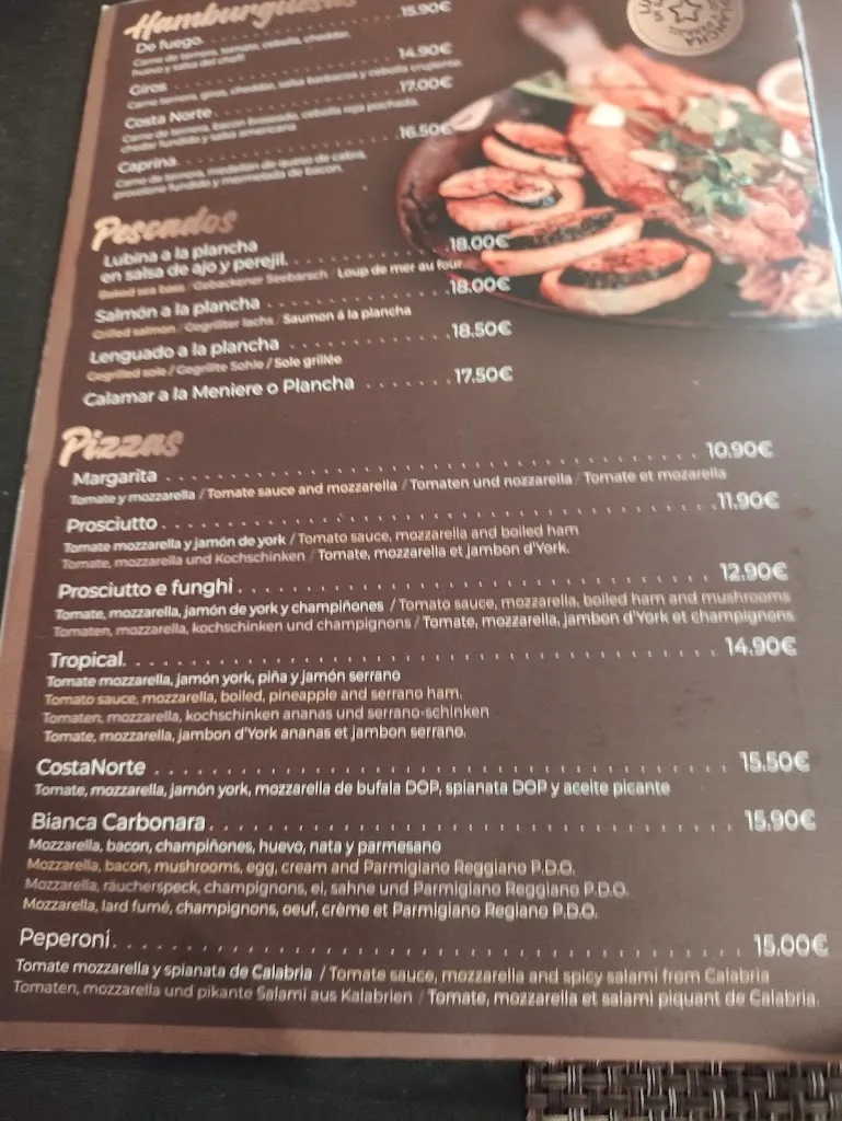 Menu_Restaurante Costanorte A&M_Vinaròs_immagine_2