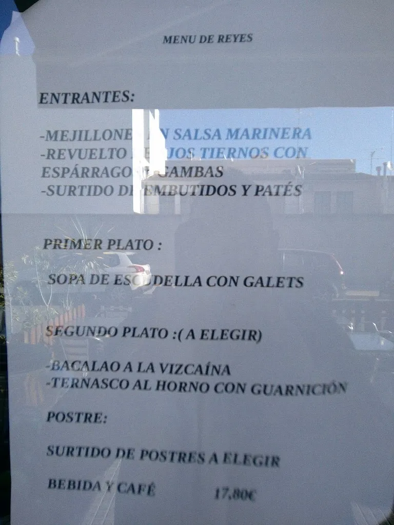 Menu_Bar Restaurant La Mossegada_Vinaròs_image_2