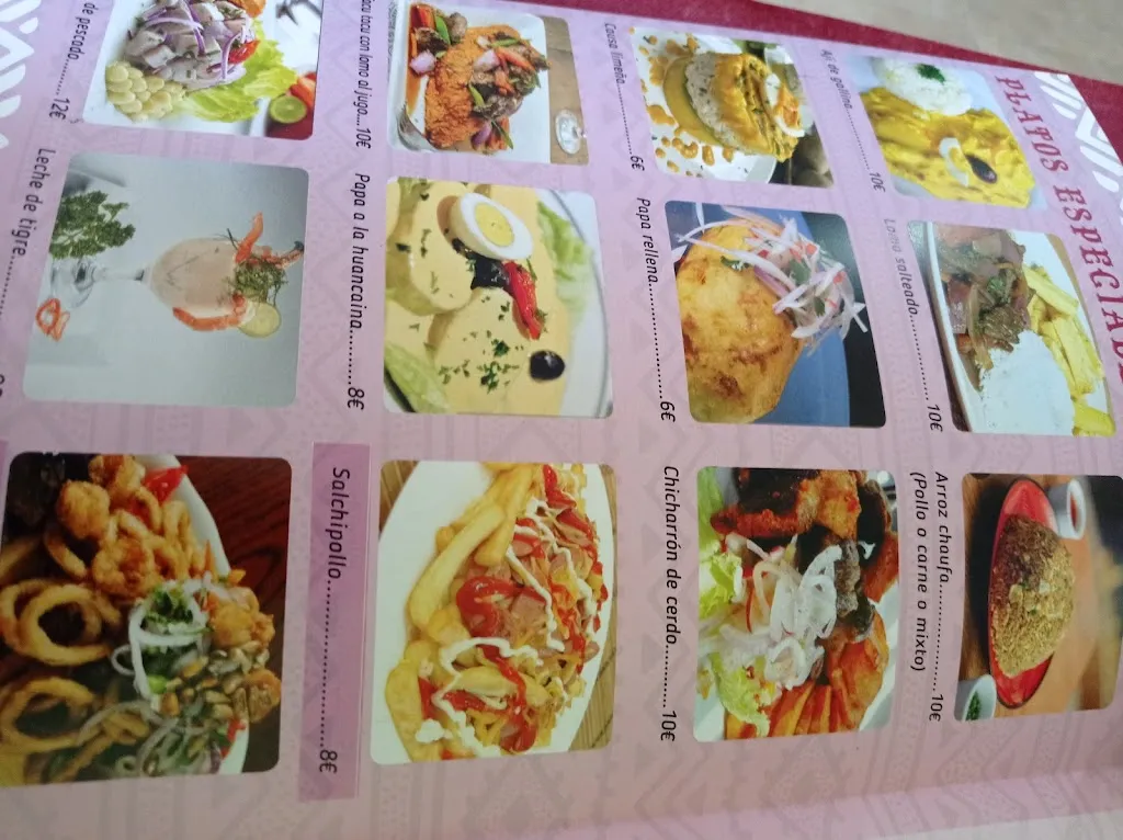 Menu_Rincón peruano_Vinaròs_immagine_2