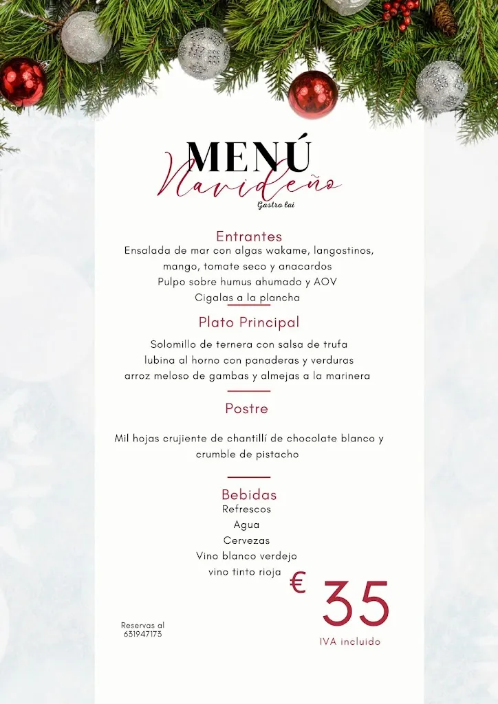 Restaurante GASTRO LAI_Vinaròs_menu_image_1