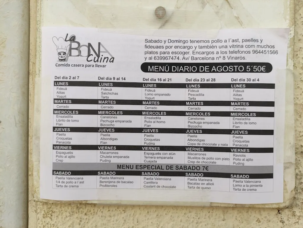 Menu_La Bona Cuina_Vinaròs_image_3