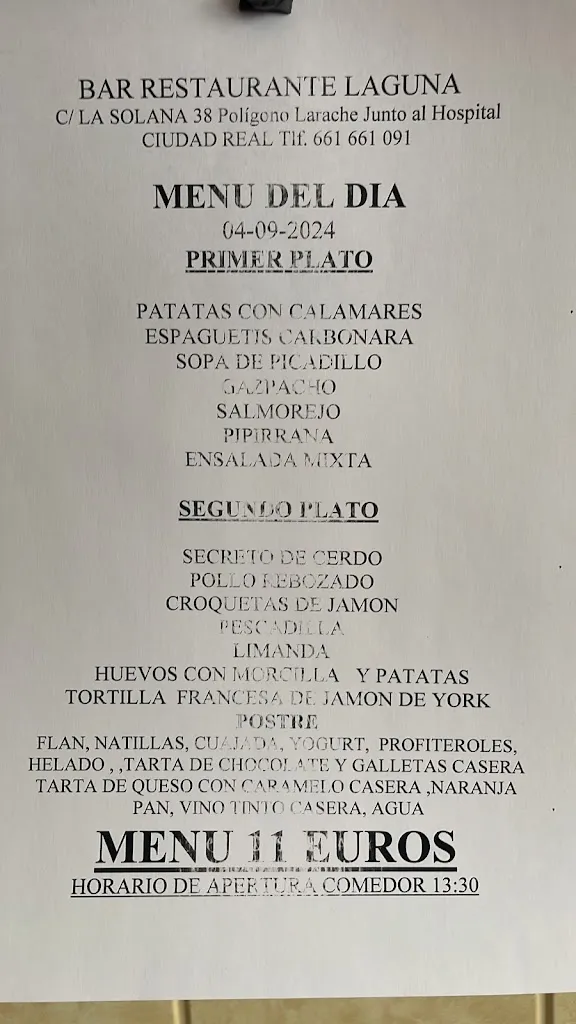 David_Restaurante Laguna Mahou_Cañada de Calatrava_review