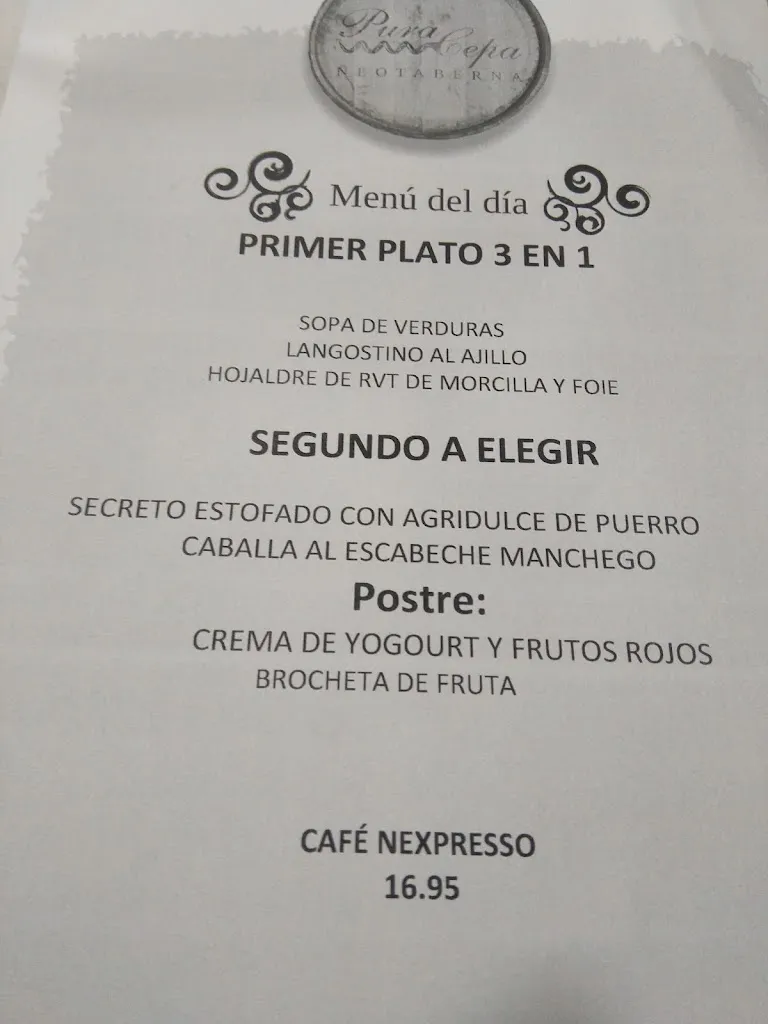 Menu_Pura Cepa Neotaberna_Cañada de Calatrava_image_2
