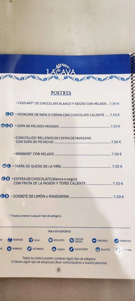 Menu_Restaurante Gastrotaberna Lacava_Cañada de Calatrava_immagine_4