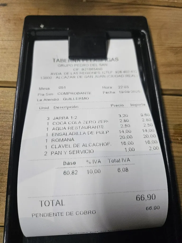 Cristo Sola Córdoba _Pelaspigas Taberna_Alcázar de San Juan_review