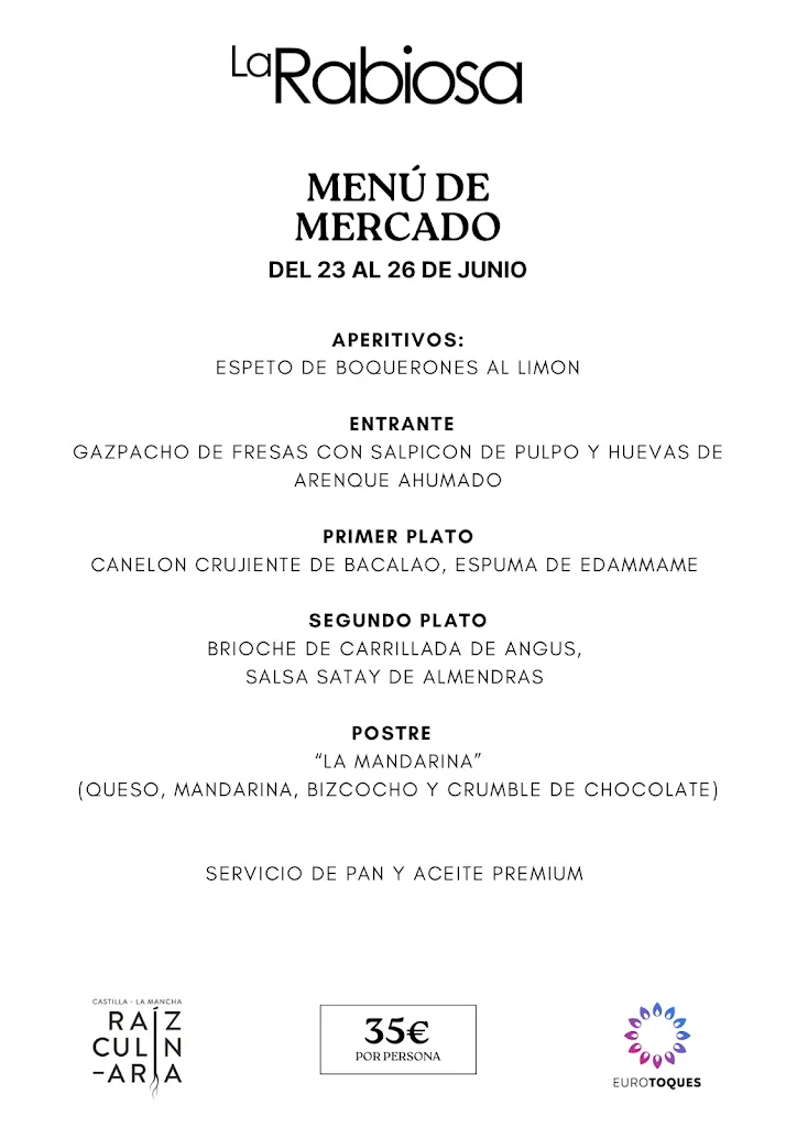 Menu_La Rabiosa_Alcázar de San Juan_image_1