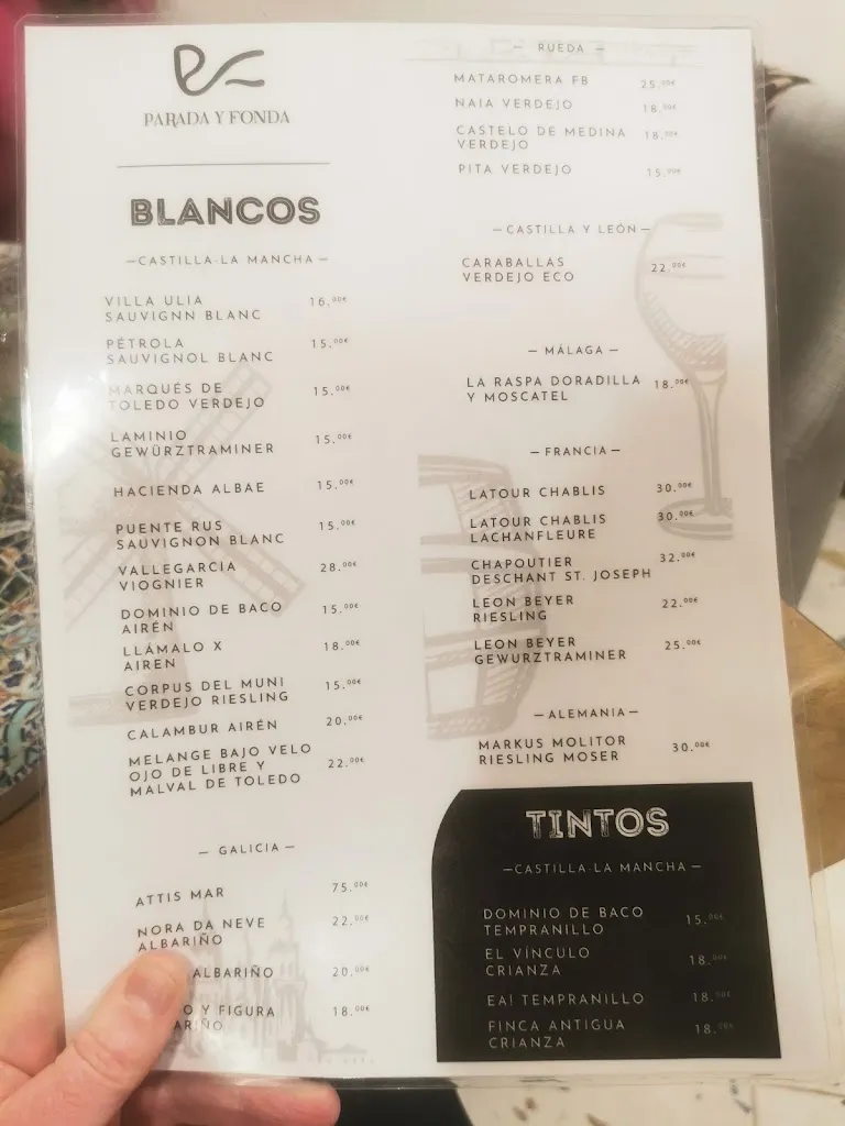 Menu_Restaurante Parada y Fonda - Alcázar de San Juan_Alcázar de San Juan_image_2