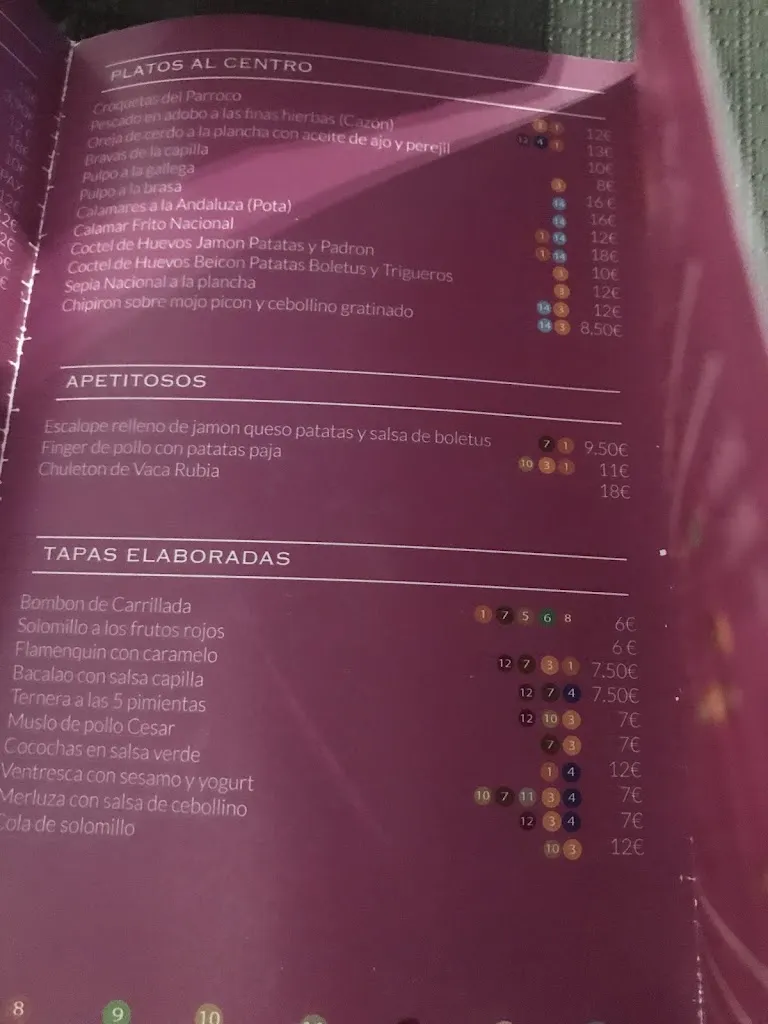 Menu_La Capilla de Palacio_Alcázar de San Juan_image_3