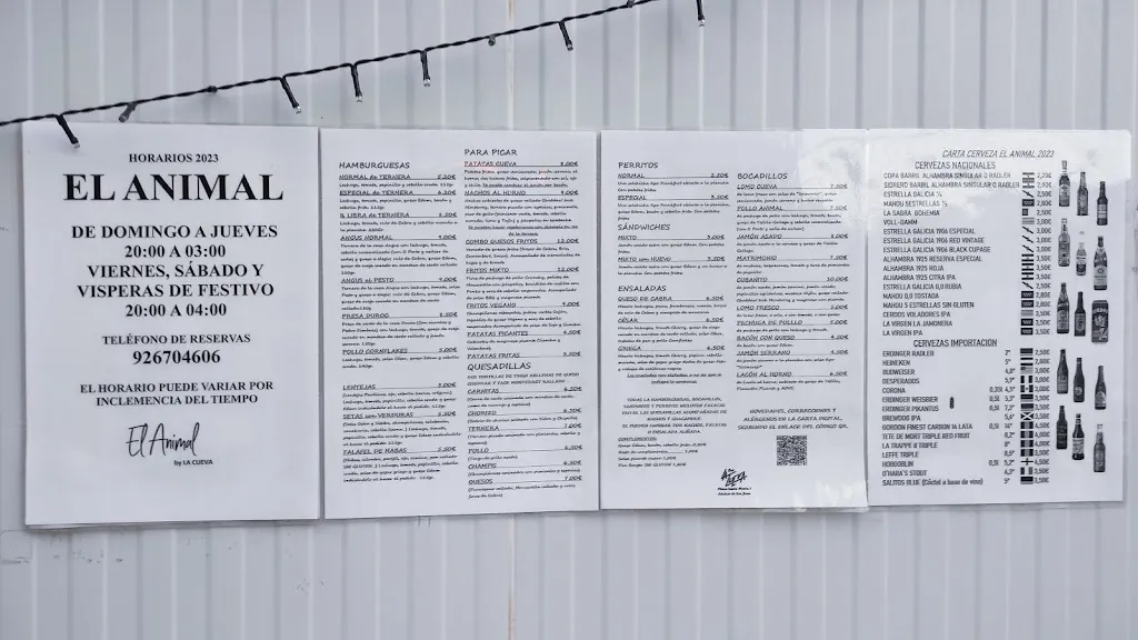 Menu_El Animal_Alcázar de San Juan_image_3