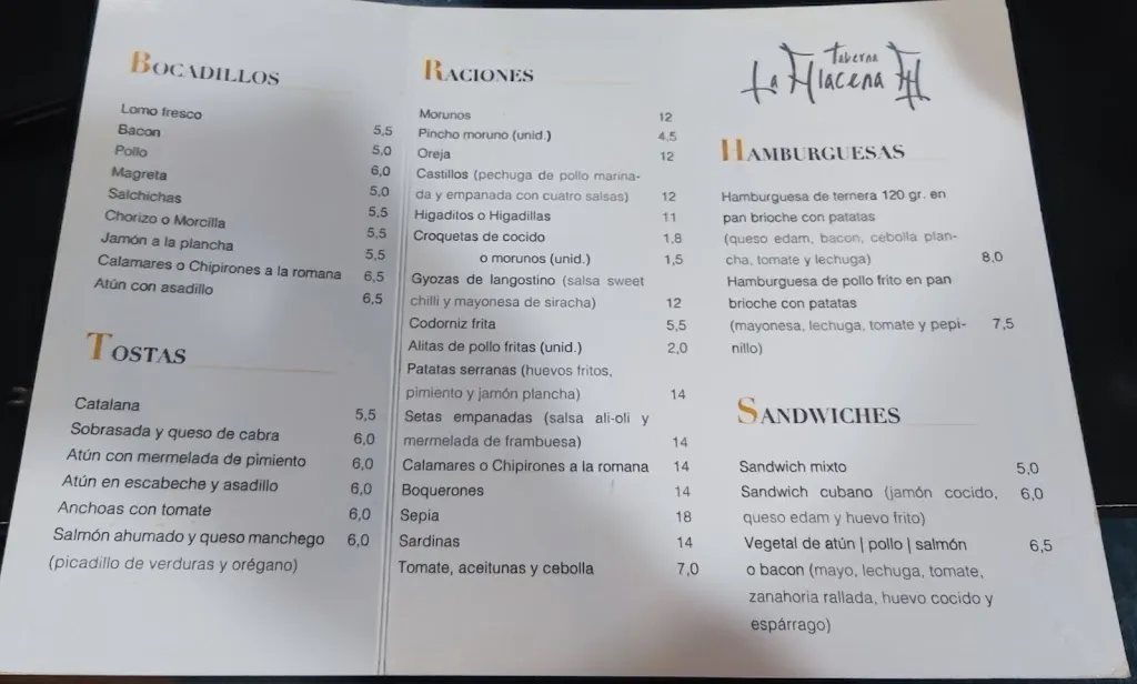 Menu_Taberna La Alacena_Alcázar de San Juan_image_1