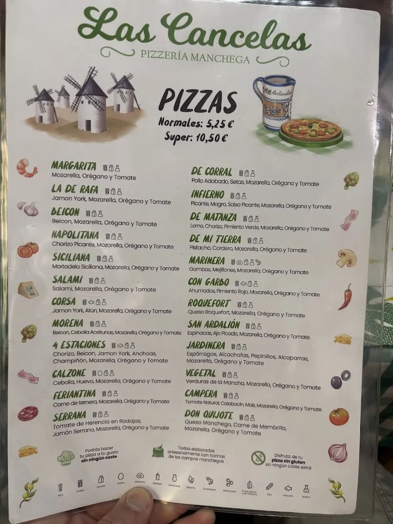 Menu_Pizzería Las Cancelas_Alcázar de San Juan_image_3