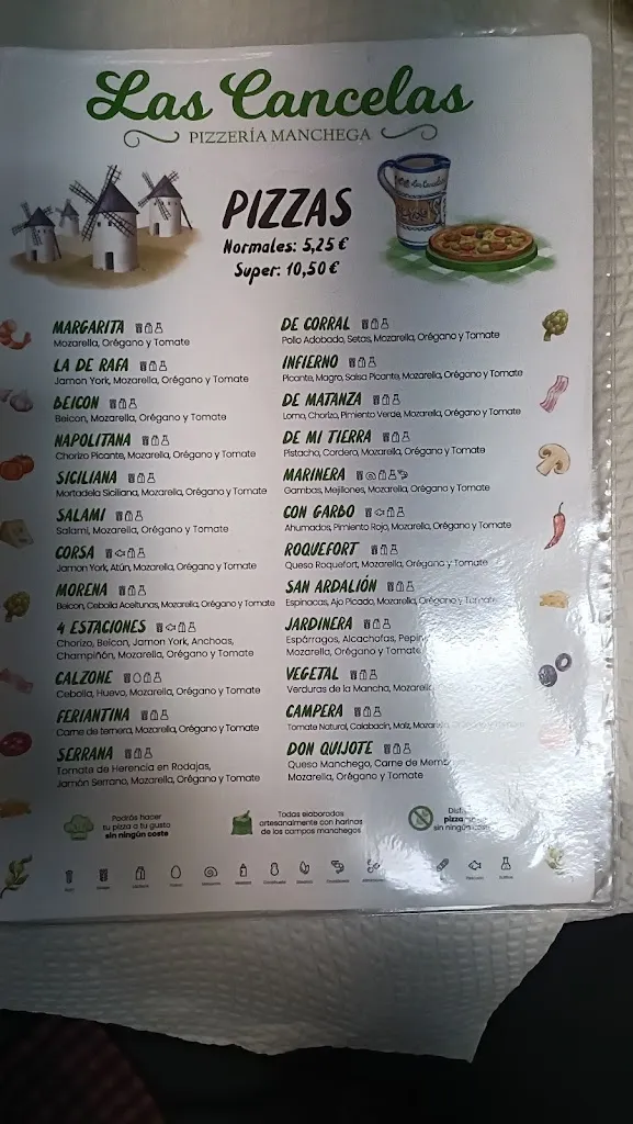 Menu_Pizzería Las Cancelas_Alcázar de San Juan_image_4