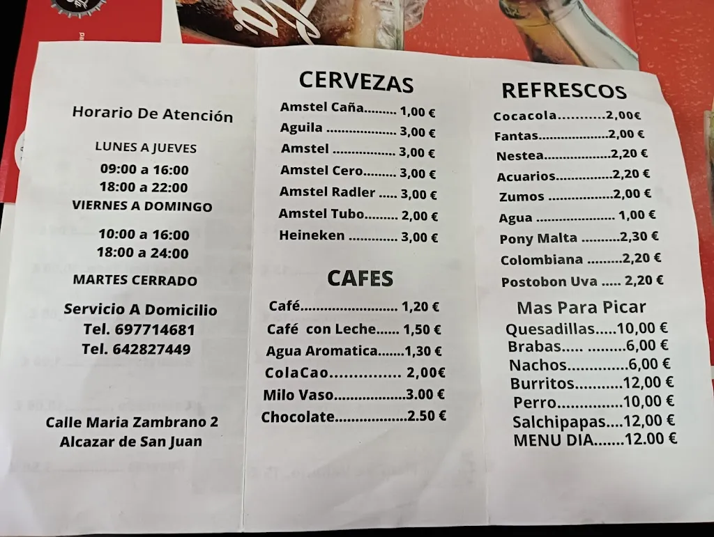 Menu_Mi rinconcito colombo español_Alcázar de San Juan_image_2