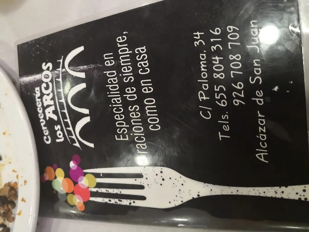 Menu_BAR CERVECERIA LOS ARCOS_Alcázar de San Juan_image_2