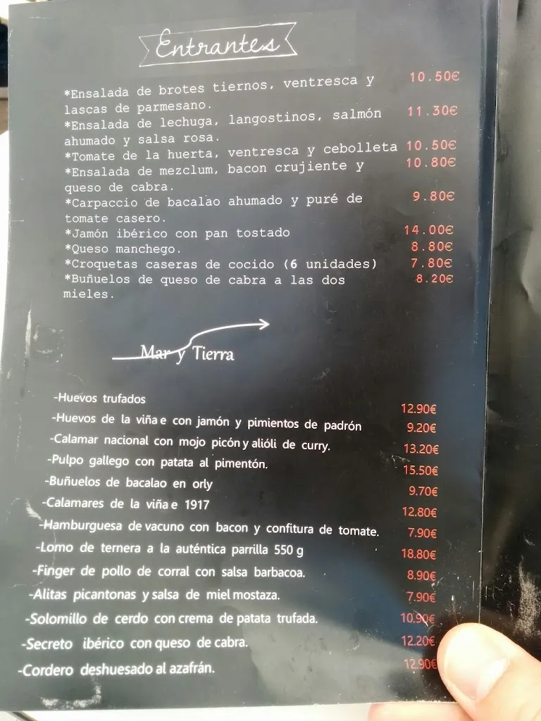 Menu_Bar La Viña E_Alcázar de San Juan_image_2