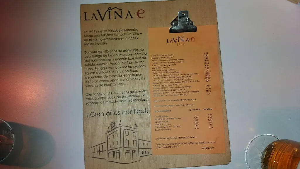 Menu_Bar La Viña E_Alcázar de San Juan_image_3
