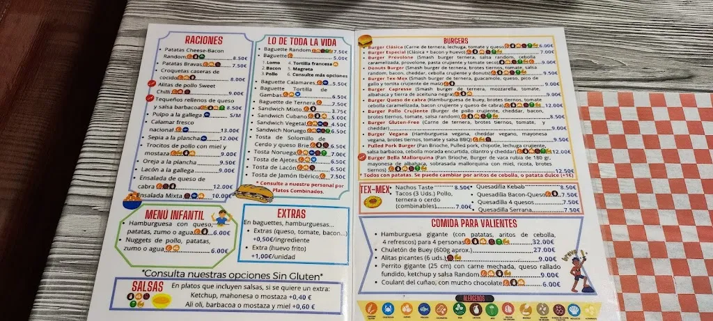 Menu_Hamburguesería Random Taste_Alcázar de San Juan_image_1